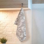 Toalla de Cocina Floral Beige 50x70Cm