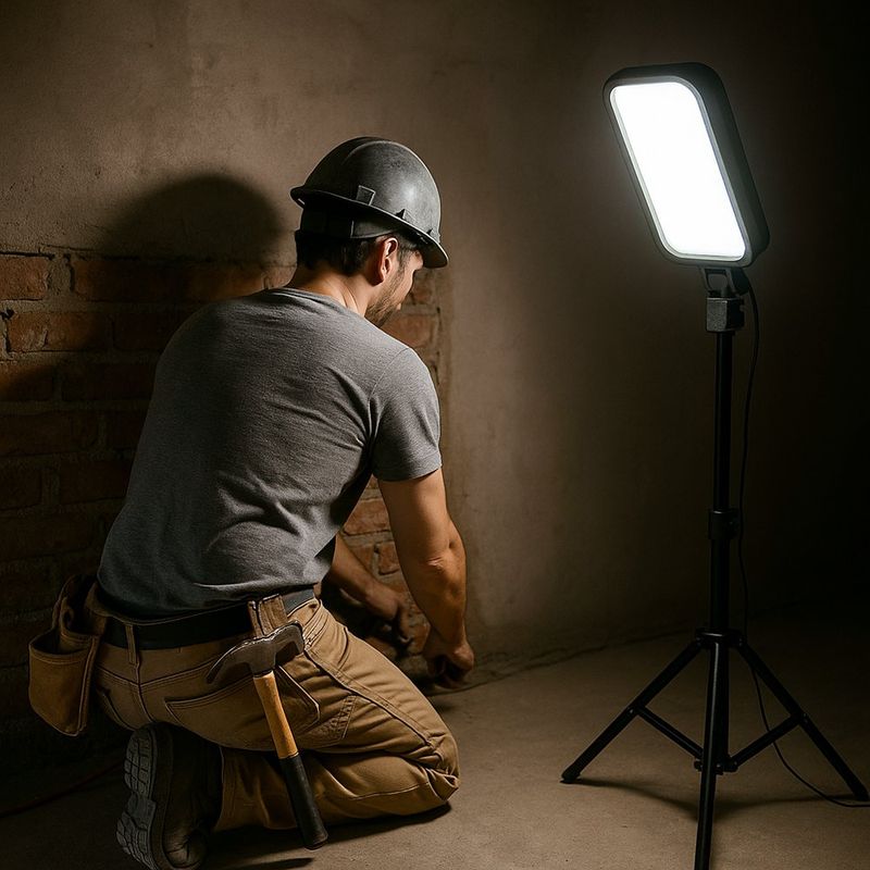 Lámpara de Trabajo LED Solar 26 W
