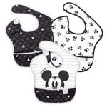 Baberos Impermeables Tipo Mickey Love 3 Pzas