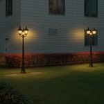 Farol de Poste 3 Lámparas Alutra 2.21 M 180 W