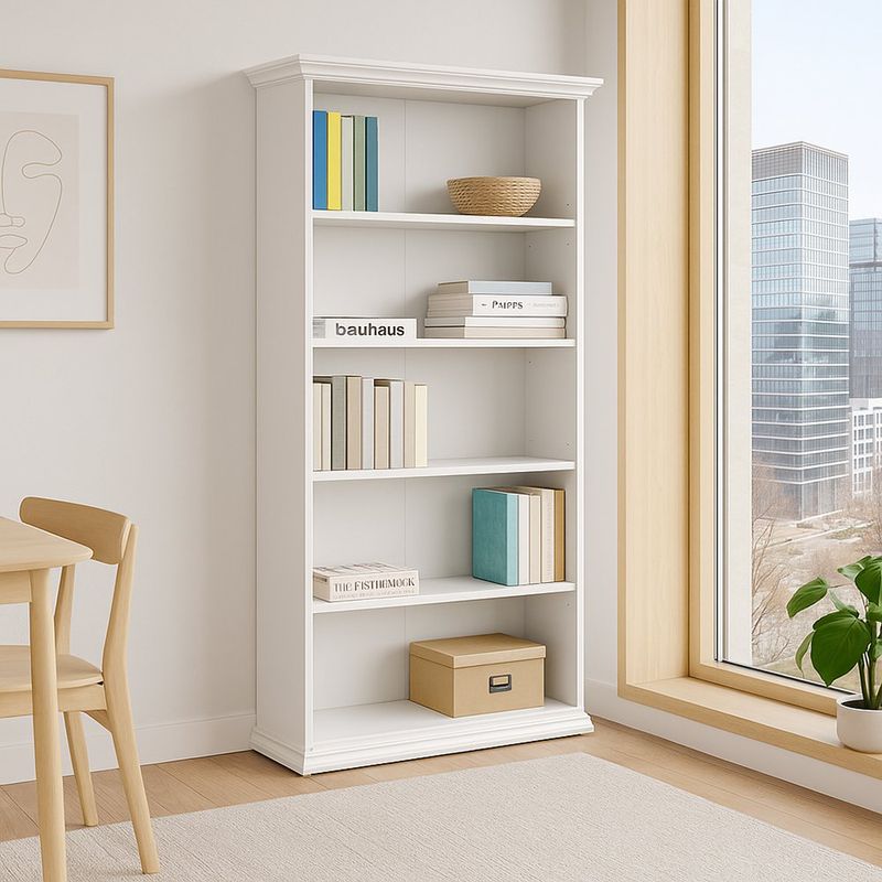 Librera Monet de 5 Divisiones Blanco