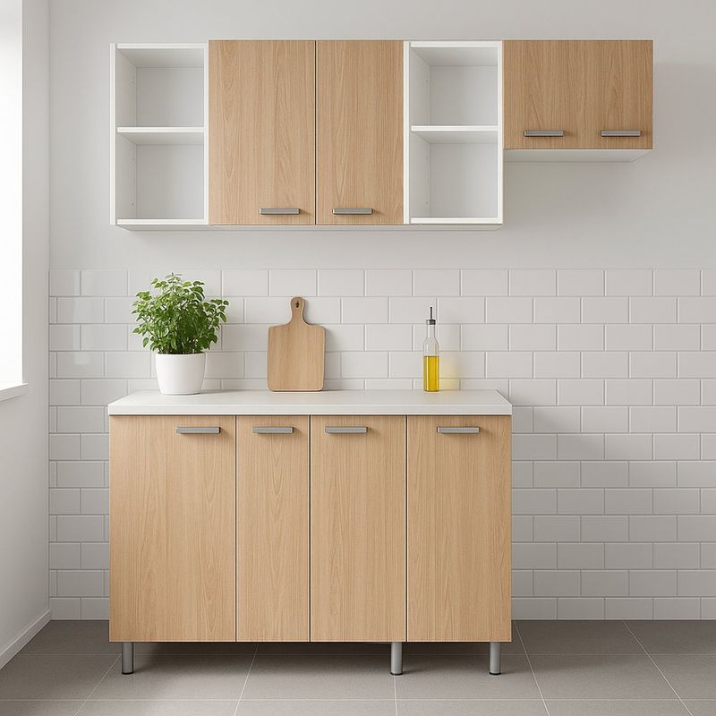 Juego de Gabinetes para Cocina Blanco