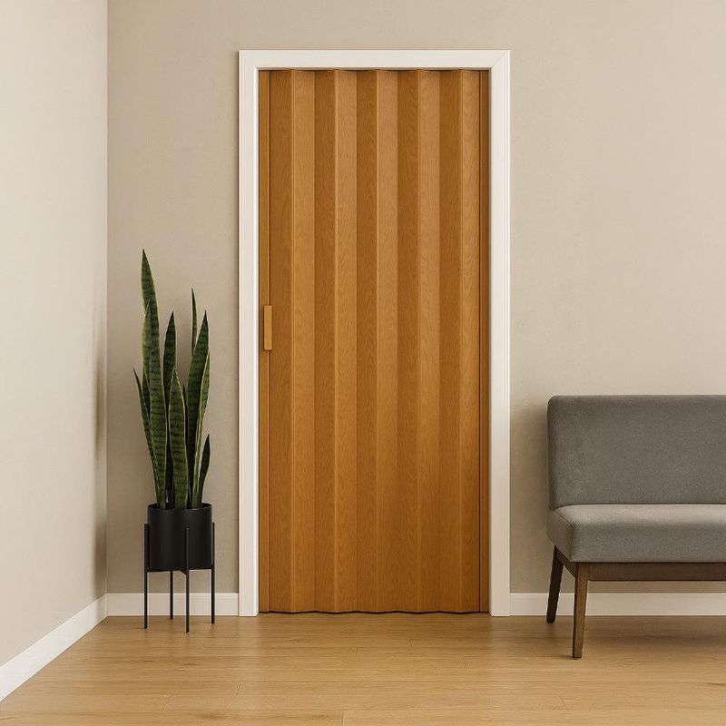 Puerta-Plegable-de-PVC-Color-Miel-90x210-Cm