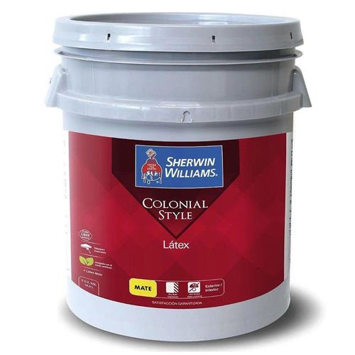 Pintura Látex Colonial Mate Gris Cantera 5 Gal