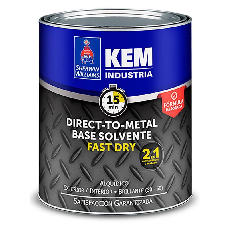 Pintura Alquídica Direct-To-Metal Blanco Brillante 1 Gal