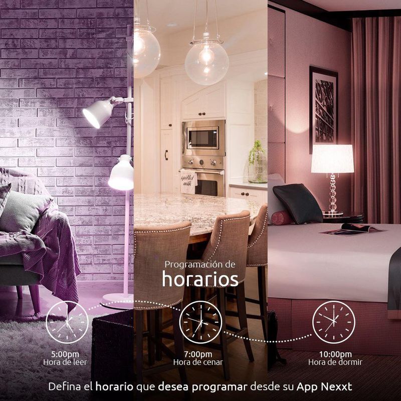 Foco LED Smart Wi-Fi RGB 800 Lm 2 Pzas
