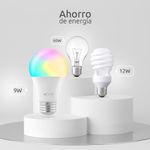 Foco LED Smart Wi-Fi RGB 800 Lm 2 Pzas