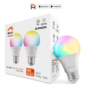 Foco LED Smart Wi-Fi RGB 800 Lm 2 Pzas
