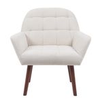 Sillón Piro Tapizado Gris