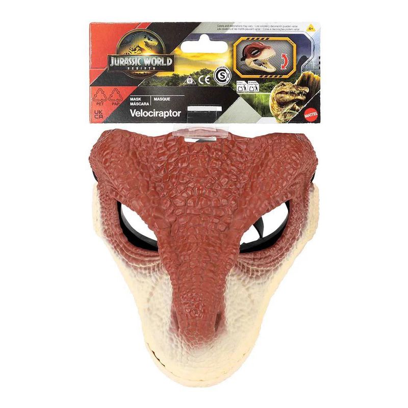 Máscara de Dinosaurio con Mandíbula Móvil