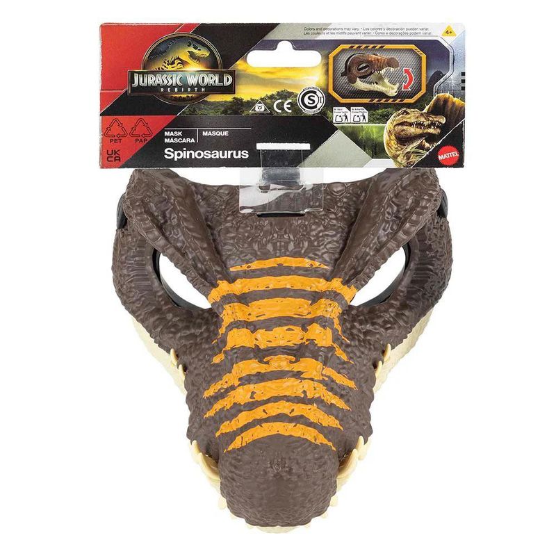 Máscara de Dinosaurio con Mandíbula Móvil