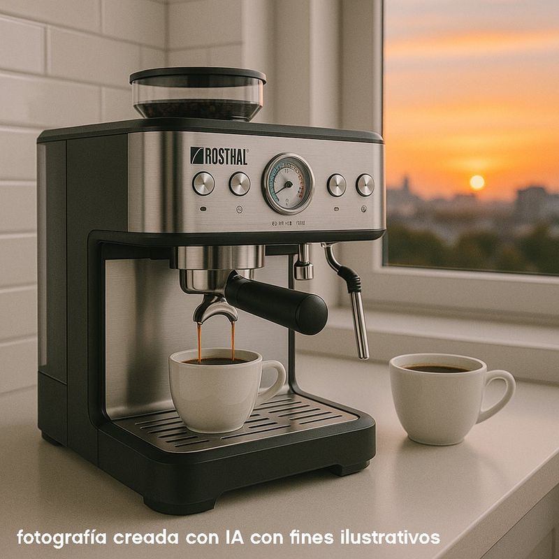 Máquina para Café con Espumador de Leche