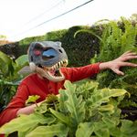 Máscara de Dinosaurio con Mandíbula Móvil