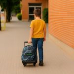 Mochila Ruedas Porta Pc Diseño Disco