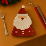 Plato Servidor Cerámica Diseño Santa