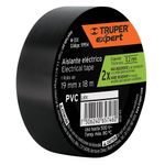 Cinta de Aislar Negra de 3/4 Plg x 18 M