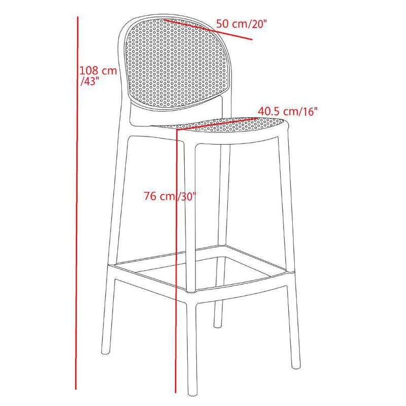 Silla-Alta-Cafe-y-Beige-de-40.5x50x76-Cm---Zmobili