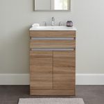Mueble de Baño con Lavamanos Aluvia Miel
