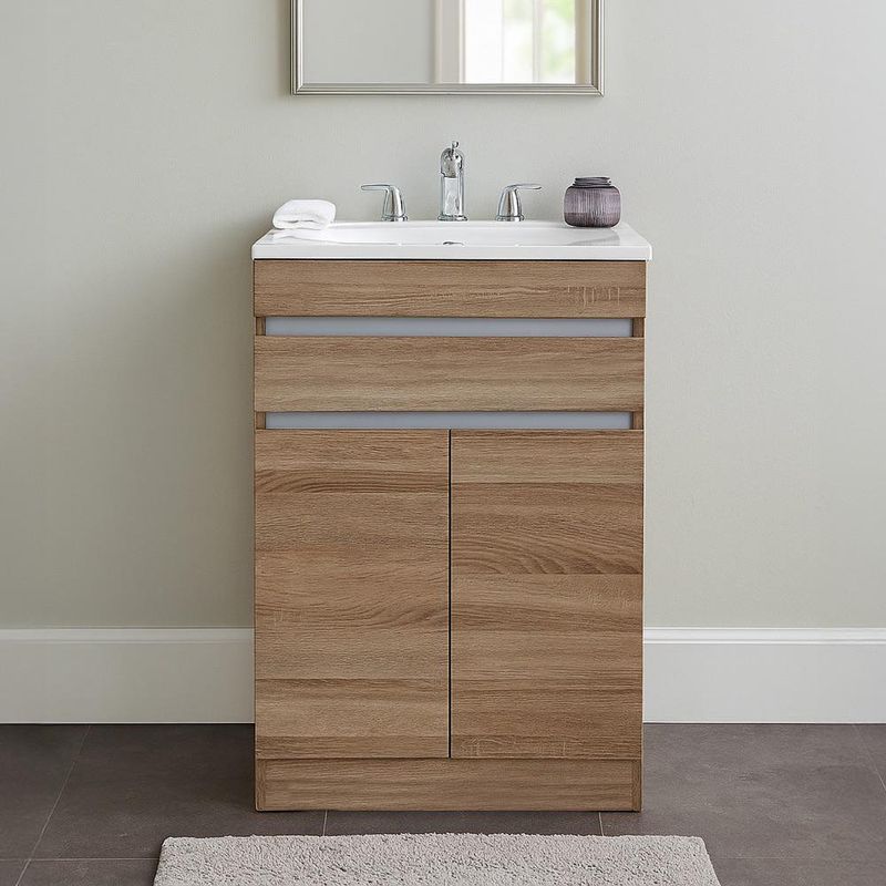 Mueble de Baño con Lavamanos Aluvia Miel