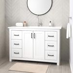 Vanity con Lavamanos Gaviota Blanco 110 X 54 Cm