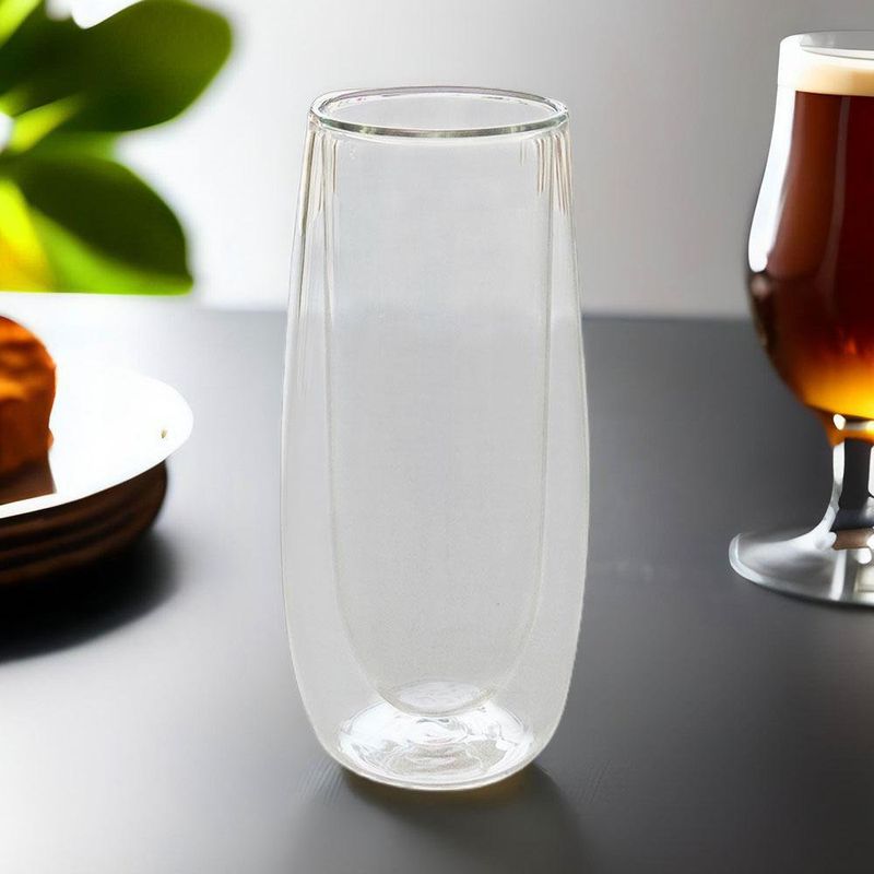 Set 2 Vasos Flauta Doble Pared 5.75 Oz - Toscana