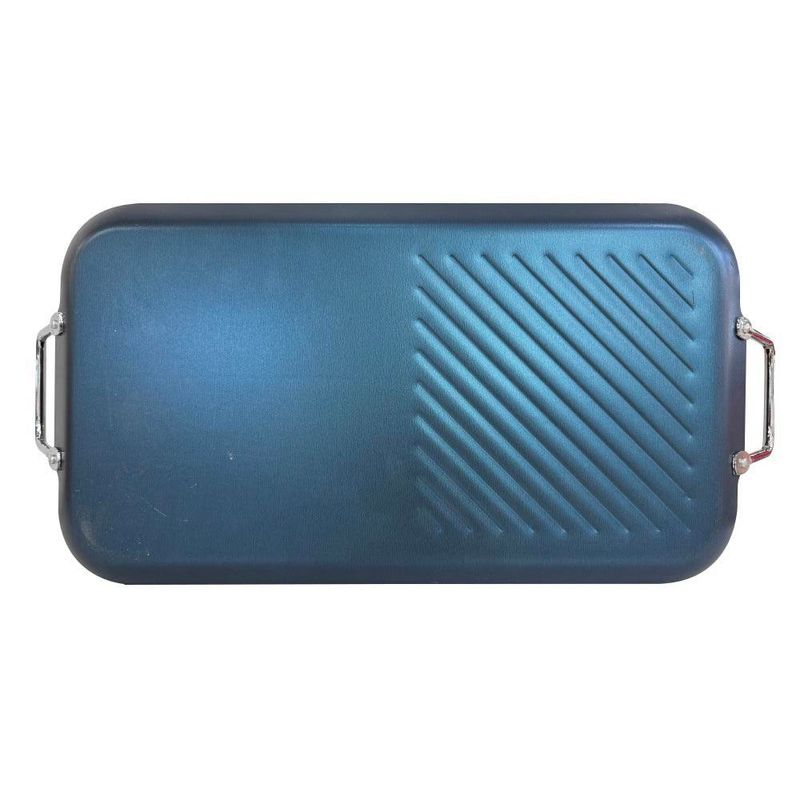 Plancha Azadora Aluminio Antiadherente Negro