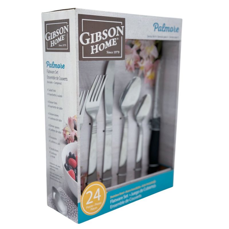 Set de 24 Cubiertos Gibson Acero Inoxidable