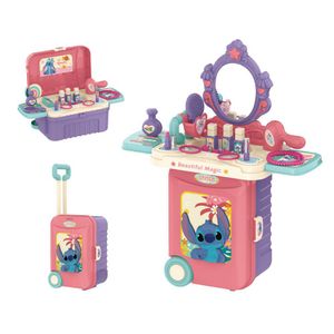 Maleta de Belleza Stitch Rosa