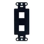 Soporte Placa Doble Negra - Legrand
