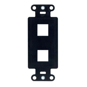 Soporte Placa Doble Negra - Legrand