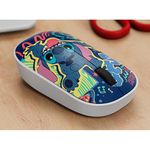 Kit de Mouse Inalámbrico con Alfombrilla Diseño Stitch