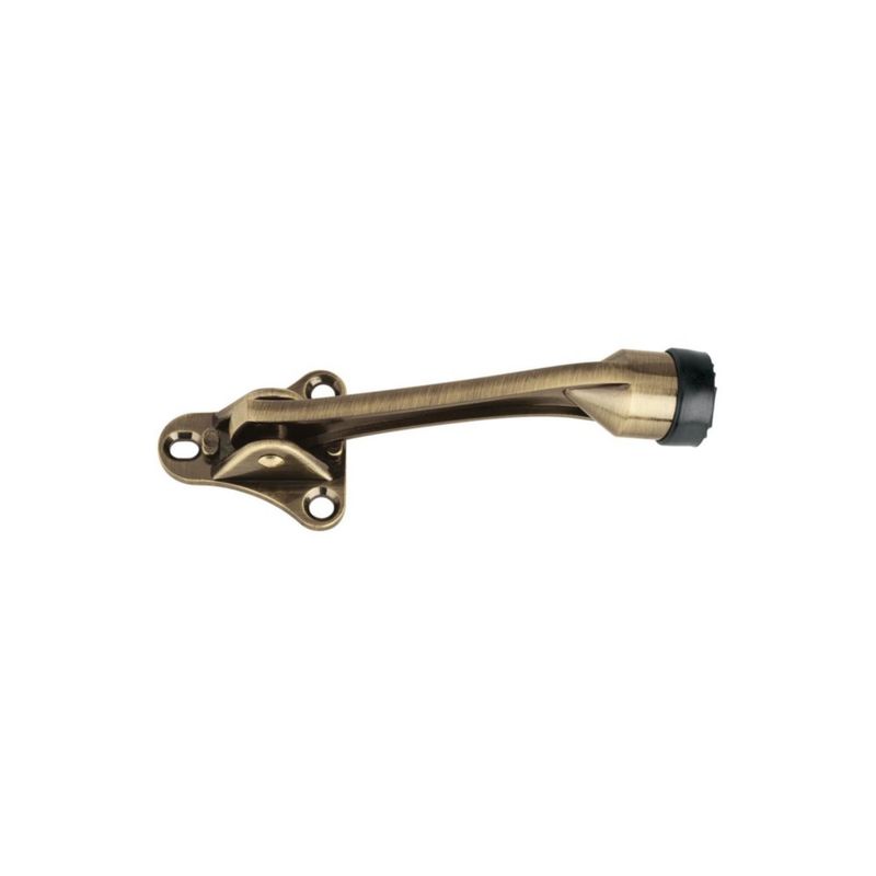 Tope-de-Pared-con-Pata-Ajustable-Laton-Antiguo