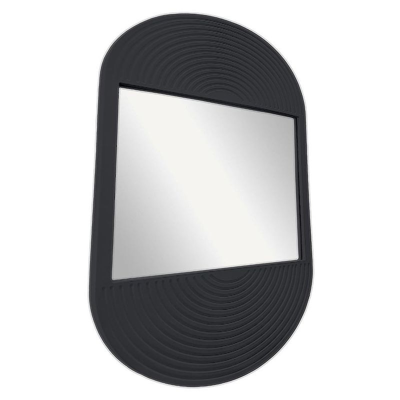 Espejo Cuadrado Decorativo con Marco de Madera