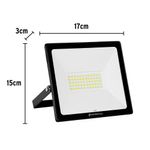 Reflector LED 50W Luz de Día 6500K Ultra Delgado