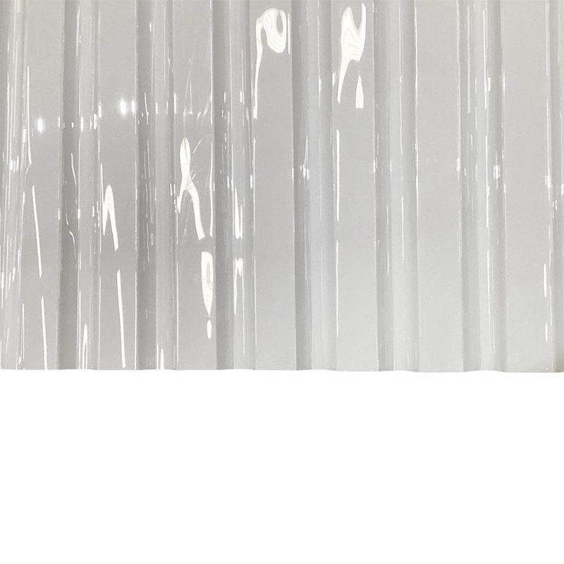 Lámina Acrílica I-101 Blanca 14 Pies Perfil Trapezoidal