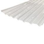 Lámina Acrílica I-101 Blanca 14 Pies Perfil Trapezoidal