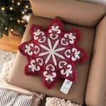 Cojín Estrella Rojo 40Cm