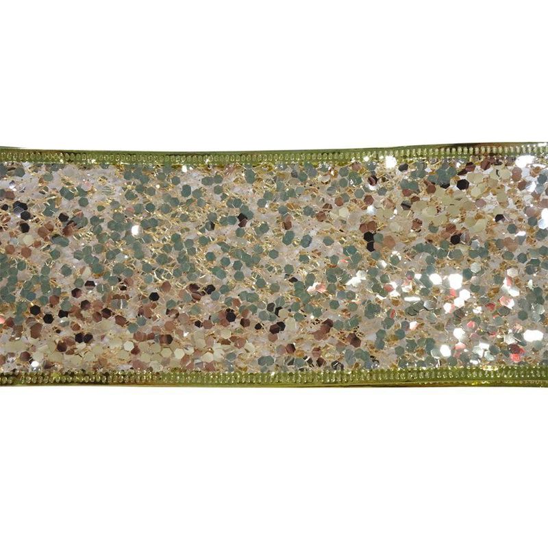 Listón Glitter Dorado