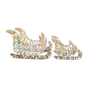 Set de 2 Trineos Decorativos Tornasol