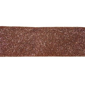 Listón Navideño Brillante de 2.5 plg x 10 yardas Color Rosado