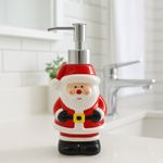 Dispensador de Jabón Santa Navideño