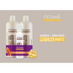 Kit De Shampoo Y Acondicionador De Coco Y Aloe + Gota Gratis - Activeé