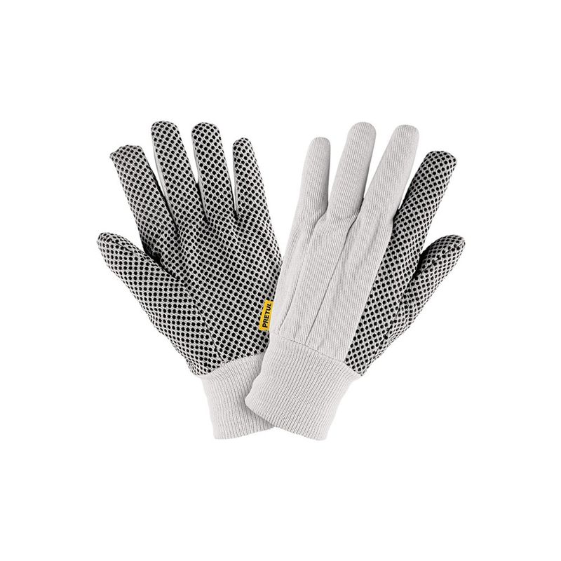 Guantes para Jardin de Algodón con Pvc