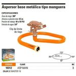 Aspersor Base Metálica tipo Manguera