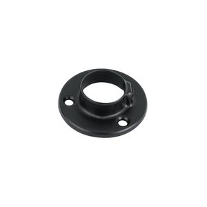 Brida para Tubo de Clóset Redondo Negra