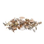 Candelero Triple 70 Cm Champagne