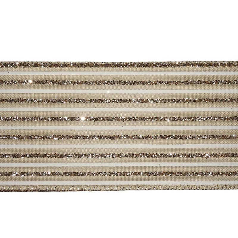 Listón Diseño Líneas Beige