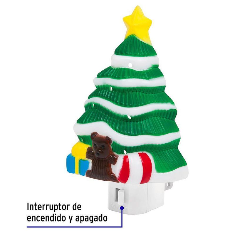 Luz de Noche Árbol Navidad con Lámpara E12