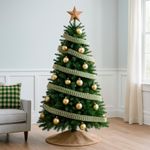 Listón Diseño de Cuadros Verde