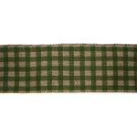 Listón Diseño de Cuadros Verde